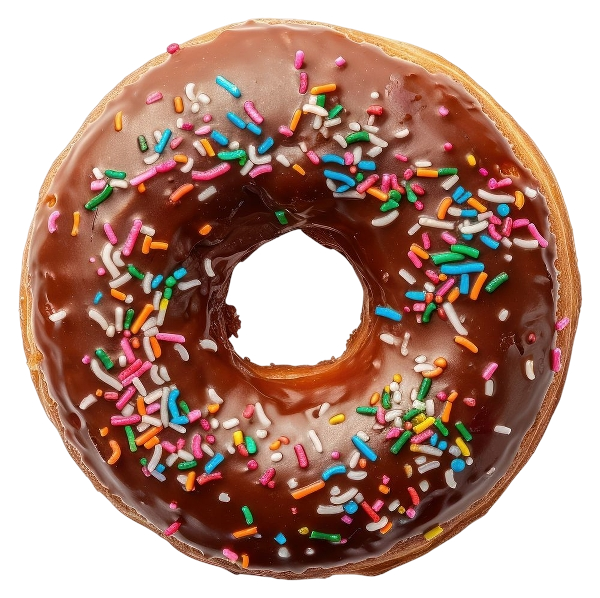 Chocolate Sprinkle donut